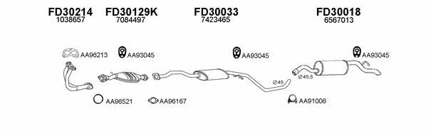  300173 Exhaust system 300173