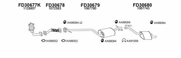 300202 Exhaust system 300202