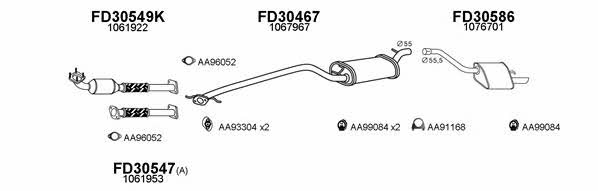  300203 Exhaust system 300203