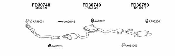  300215 Exhaust system 300215