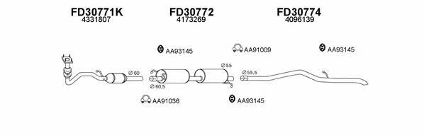 Veneporte 300219 Exhaust system 300219