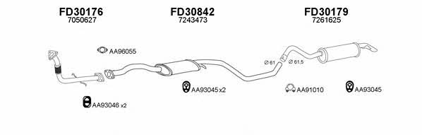  300252 Exhaust system 300252