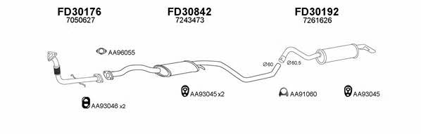  300253 Exhaust system 300253