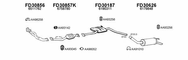  300267 Exhaust system 300267