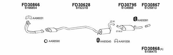  300277 Exhaust system 300277