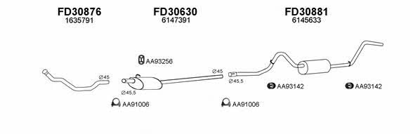 Veneporte 300285 Exhaust system 300285