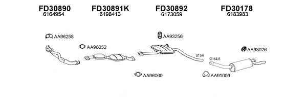  300286 Exhaust system 300286