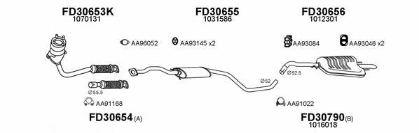  300290 Exhaust system 300290