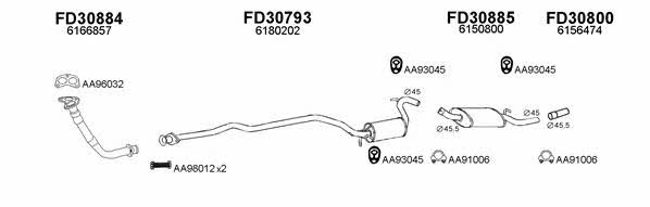  300297 Exhaust system 300297