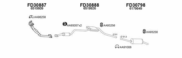  300303 Exhaust system 300303