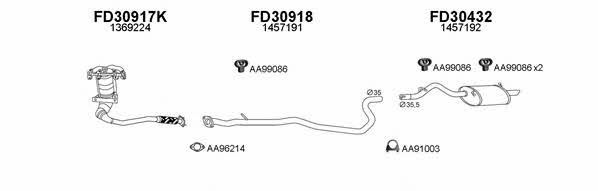  300313 Exhaust system 300313
