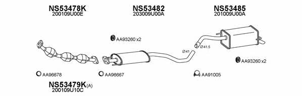  530205 Exhaust system 530205