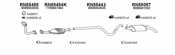  550110 Exhaust system 550110