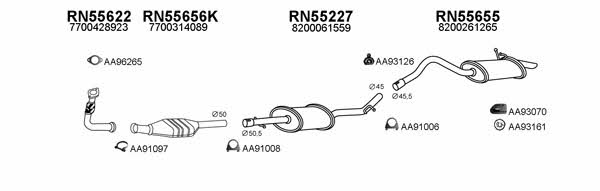 Veneporte 550129 Exhaust system 550129