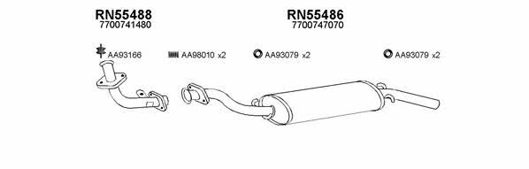  550144 Exhaust system 550144