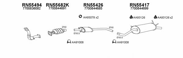 Veneporte 550170 Exhaust system 550170