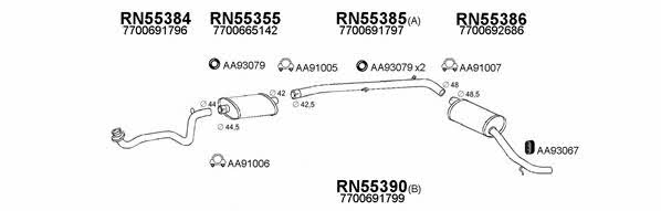 Veneporte 550211 Exhaust system 550211