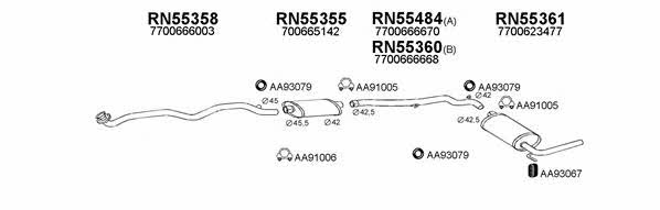 Veneporte 550250 Exhaust system 550250