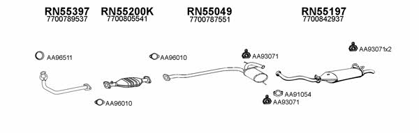 Veneporte 550272 Exhaust system 550272