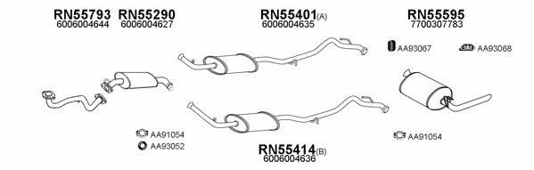  550273 Exhaust system 550273