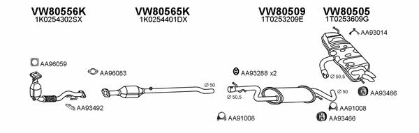 Veneporte 800675 Exhaust system 800675