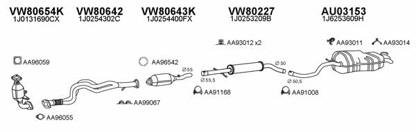  800677 Exhaust system 800677