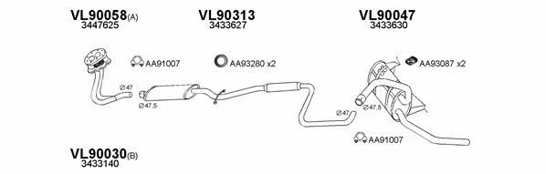 Veneporte 900012 Exhaust system 900012