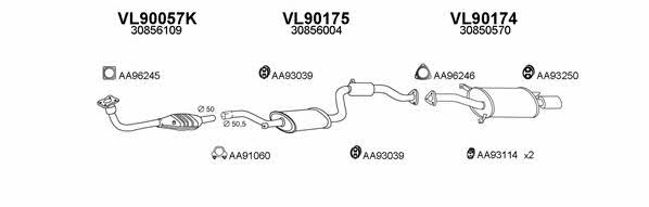  900015 Exhaust system 900015