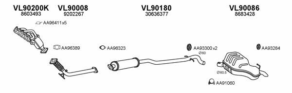  900020 Exhaust system 900020