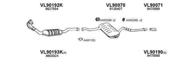  900046 Exhaust system 900046
