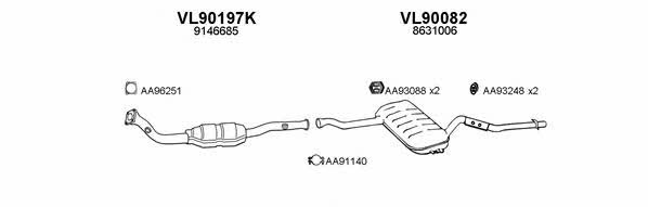  900048 Exhaust system 900048