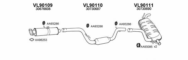  900053 Exhaust system 900053