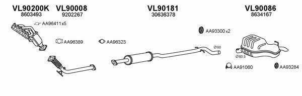  900059 Exhaust system 900059