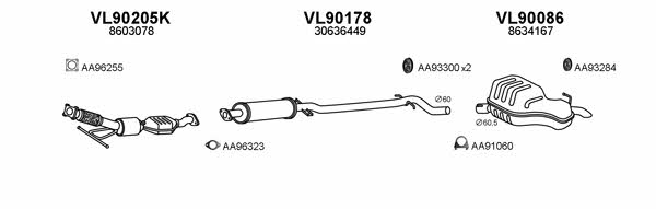  900061 Exhaust system 900061
