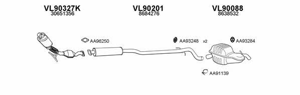 Veneporte 900076 Exhaust system 900076