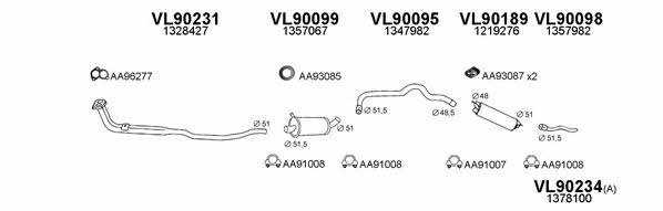 Veneporte 900093 Exhaust system 900093
