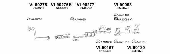  900112 Exhaust system 900112