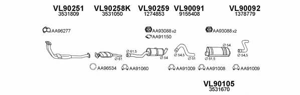 Veneporte 900118 Exhaust system 900118