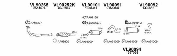  900119 Exhaust system 900119