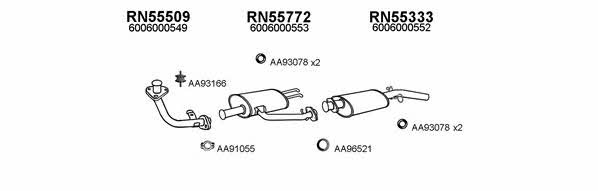 Veneporte 550312 Exhaust system 550312