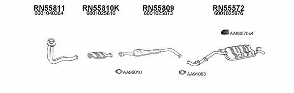 Veneporte 550343 Exhaust system 550343