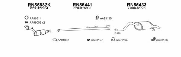 Veneporte 550346 Exhaust system 550346