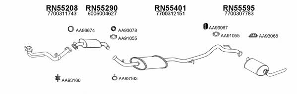 Veneporte 550454 Exhaust system 550454