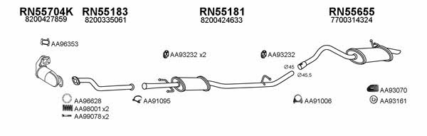 Veneporte 550505 Exhaust system 550505