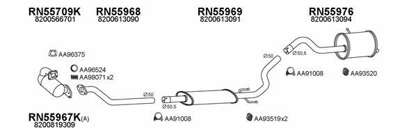  550550 Exhaust system 550550