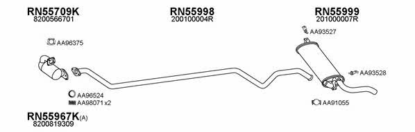 Veneporte 550585 Exhaust system 550585