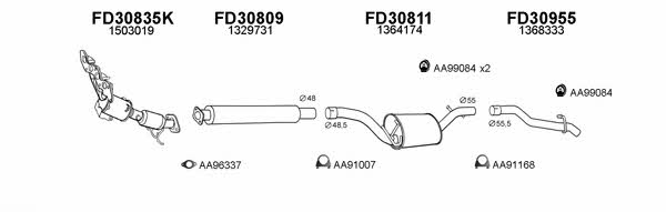  300339 Exhaust system 300339