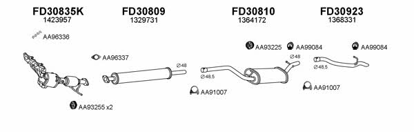  300342 Exhaust system 300342