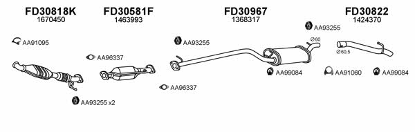 Veneporte 300353 Exhaust system 300353