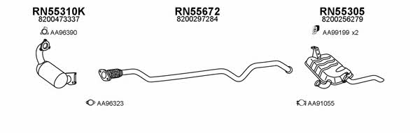 Veneporte 550586 Exhaust system 550586